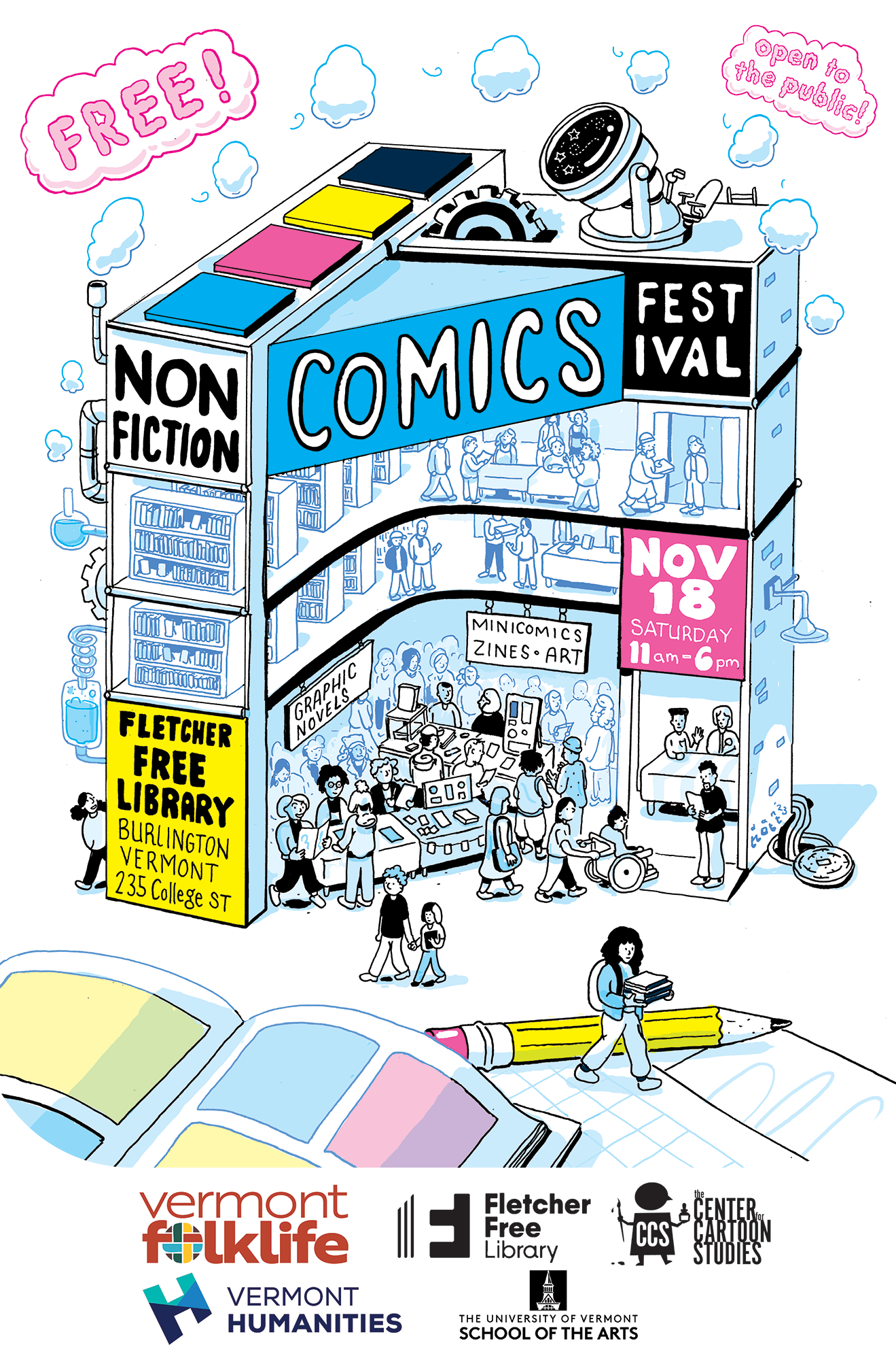 ACL to Exhibit at the Nonfiction Comics Fest – Applied Cartooning Lab